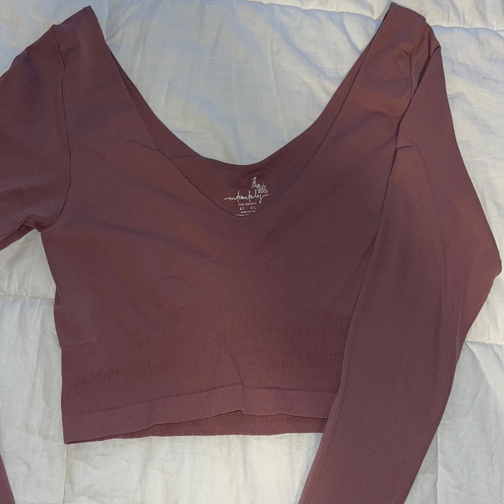 NWOT Free People intimately 3/4 sleeve top